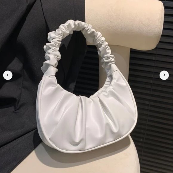 White Mini Minimalist Handbag Phone Card Holder Purse Handbag - Picture 6 of 6